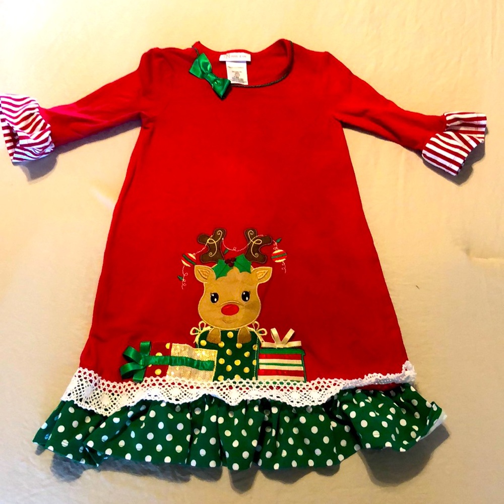 Christmas dress; girl Size 6X